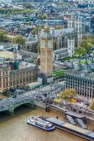 Westminster ponte, grande ben e a parlamento, Londres, Inglaterra, Reino Unido foto