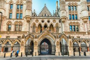 a real tribunais do justiça dentro Londres, Inglaterra, Reino Unido foto
