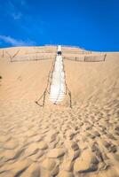 duna du pyla - a maior areia duna dentro Europa, aquitânia, França foto