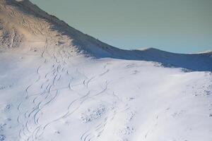 montanha do inverno na Polônia de tatras - kasprowy wierch foto