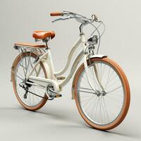 ai gerado 3d modelo do uma bicicleta foto