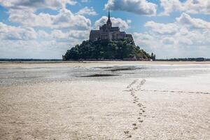 le mont santo michel, normanda, França foto