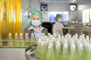 o negócio proprietário do Comida ou bebidas inspeção sobre qualidade ao controle Comida ou bebidas antes mandar produtos para a cliente. qualidade ao controle ou garantia, Boa padrão foto