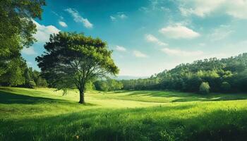 ai gerado lindo natureza cenário foto