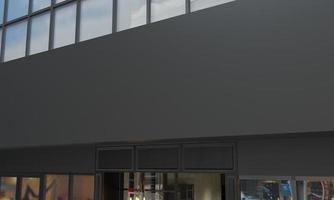 closeup de construção renderizado em 3D foto