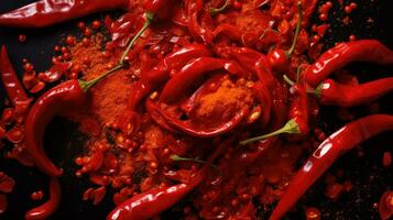 ai gerado picante vermelho indiano Comida tandoori ai gerado foto