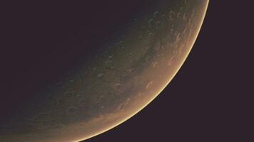 órbita planeta Marte dentro profundo espaço foto