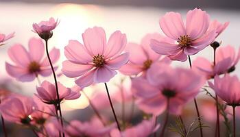 ai gerado uma vibrante ramalhete do multi colori flores traz frescor e beleza gerado de ai foto