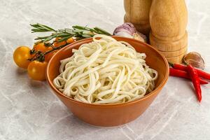 tradição ásia cozinha - udon macarrão foto