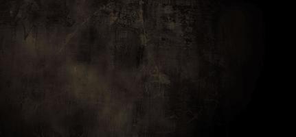 fundo de cimento grunge escuro com arranhões, textura de parede escura de terror foto