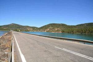 vista panorâmica da estrada foto