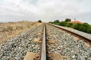 ferrovias na zona rural foto