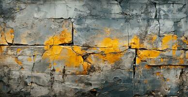 ai gerado concreto velho parede, panorâmico textura fundo - ai gerado imagem foto