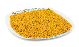 indiano tradicional namkeen Comida chana Masala foto