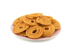 indiano tradicional gujarati lanche chakli foto