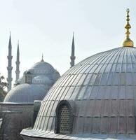 a mesquita azul em Istambul foto