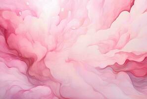 ai gerado abstrato fundo do acrílico pintura dentro Rosa e branco cores, Rosa roxa mármore textura fundo. foto