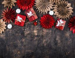 escandinavo estilo Natal papel decoração foto