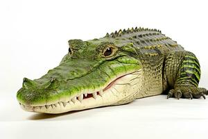 ai gerado selvagem crocodilo clipart foto