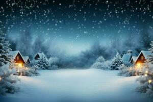 ai gerado festivo inverno fundo neve papeis de parede configuração a humor para Natal e Novo ano ai gerado foto
