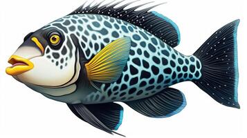 ai gerado hiper realista ilustrações do palhaço peixe-porco foto