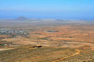 vista panorâmica do deserto foto