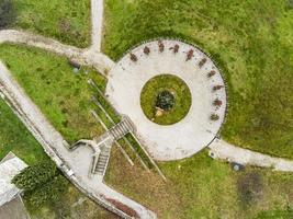 simetrias e arte vistas de cima. foto