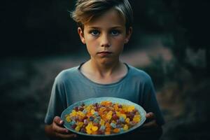 ai gerado uma delicioso sortimento do rosquinhas foto