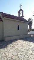 arquitetura tradicional da vila de theologos na ilha de Rodes, na Grécia foto