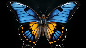 ai gerado foto do borboleta isolado em branco fundo. generativo ai