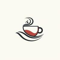 ai gerado chique logotipo do uma xícara de café. generativo ai foto