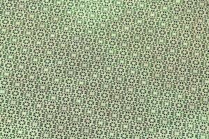 uma verde e branco estampado tecido com pequeno quadrados foto
