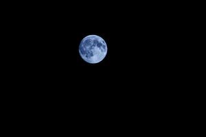 cheio lua, lua azul foto
