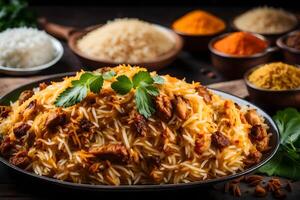 ai gerado indiano Comida receitas - indiano Comida receitas foto