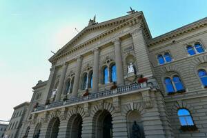 Bundeshaus - berna, Suíça foto