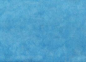 azul pano textura do microfibra tecido fundo. foto