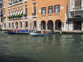 Canal Grande em Veneza foto