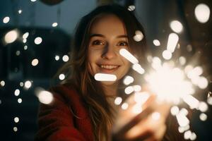 ai gerado quão para faço seu amigos Novo ano festa especial, foto