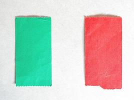 bandeira italiana da itália foto