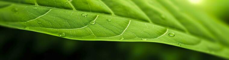 ai gerado verde folha natureza fundo. ai gerado foto