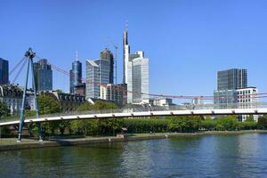 edifícios dentro a bancário distrito, Frankfurt sou principal, hesse, Alemanha foto