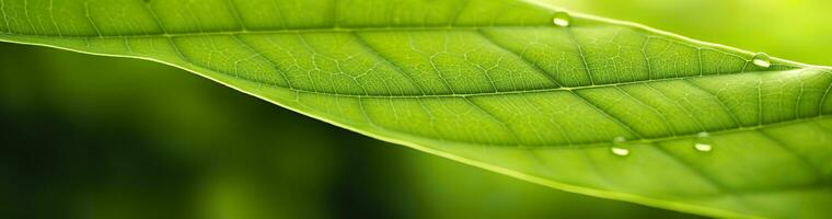 ai gerado verde folha natureza fundo. ai gerado foto