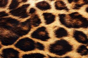 real leopardo pele foto