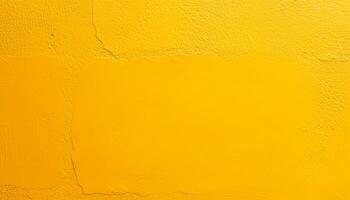 ai gerado uma amarelo pintado parede com uma amarelo pintura foto