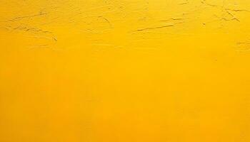 ai gerado uma amarelo pintado parede com descamação pintura foto