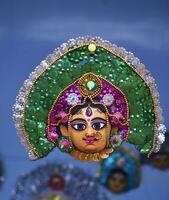 a chhau mascarar é uma único tradicional cultural herança arte usava para chhau dança foto