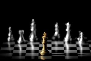 jogo de tabuleiro de xadrez para competição e estratégia foto