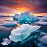 ai gerado ártico elegância navegação a congeladas reino foto