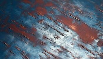ai gerado gota de chuva em vidro cria abstrato padronizar dentro azul gerado de ai foto