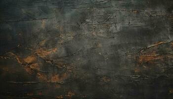 ai gerado velho oxidado metal parede com abstrato manchado padronizar gerado de ai foto